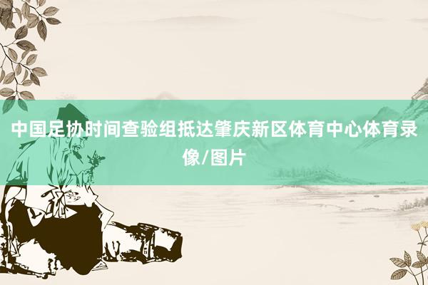 中国足协时间查验组抵达肇庆新区体育中心体育录像/图片