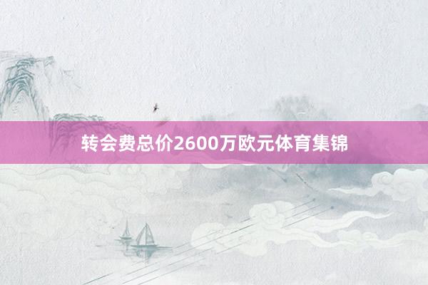 转会费总价2600万欧元体育集锦
