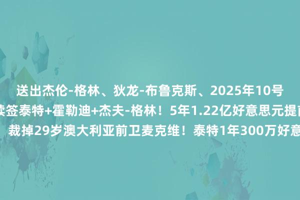 送出杰伦-格林、狄龙-布鲁克斯、2025年10号签和5个次轮签！磋商续签泰特+霍勒迪+杰夫-格林！5年1.22亿好意思元提前续约小贾巴里-史小姐！裁掉29岁澳大利亚前卫麦克维！泰特1年300万好意思元续约火箭！杰夫-格林一年底薪记忆火箭！阿隆-霍勒迪一年底薪记忆火箭！芬尼-史小姐4年5300万加盟火箭！卡佩拉3年2150万好意思元全额保险契约记忆火箭！    体育录像/图片