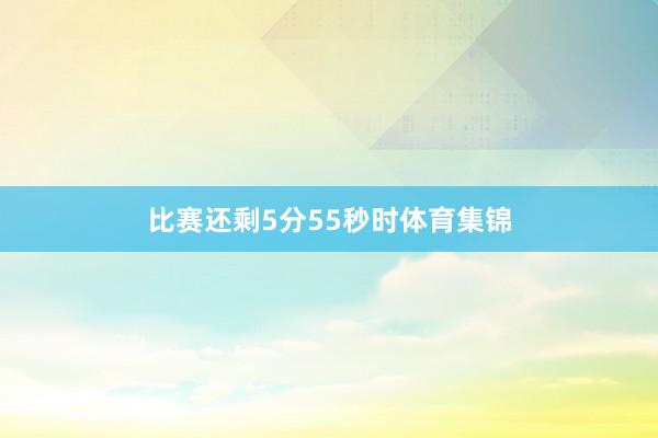 比赛还剩5分55秒时体育集锦