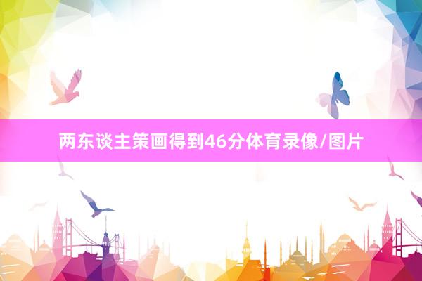 两东谈主策画得到46分体育录像/图片