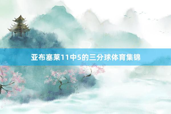 亚布塞莱11中5的三分球体育集锦