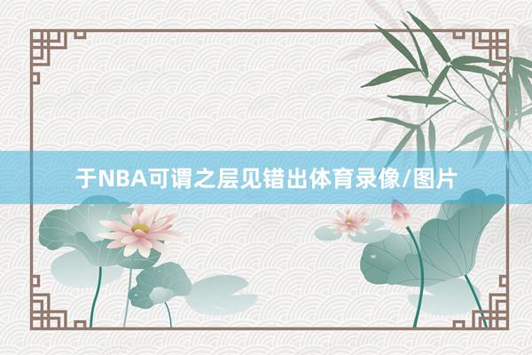于NBA可谓之层见错出体育录像/图片