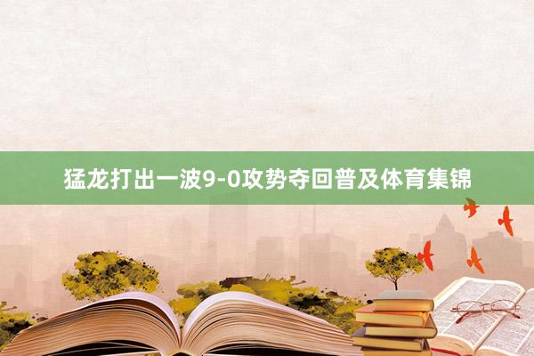 猛龙打出一波9-0攻势夺回普及体育集锦