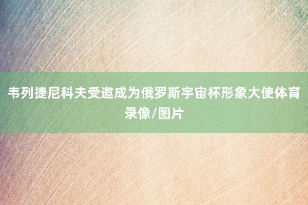 韦列捷尼科夫受邀成为俄罗斯宇宙杯形象大使体育录像/图片