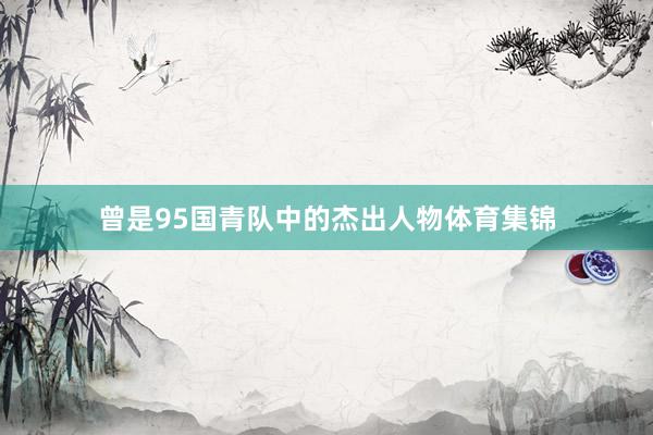 曾是95国青队中的杰出人物体育集锦