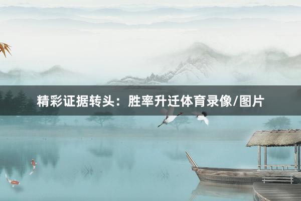 精彩证据转头：胜率升迁体育录像/图片