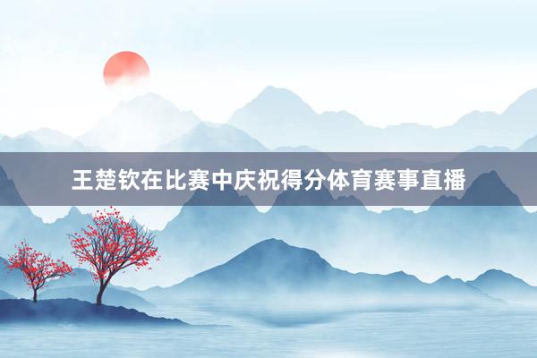 王楚钦在比赛中庆祝得分体育赛事直播