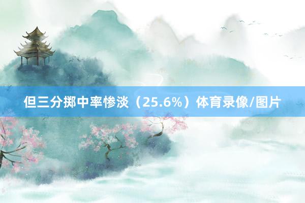 但三分掷中率惨淡（25.6%）体育录像/图片